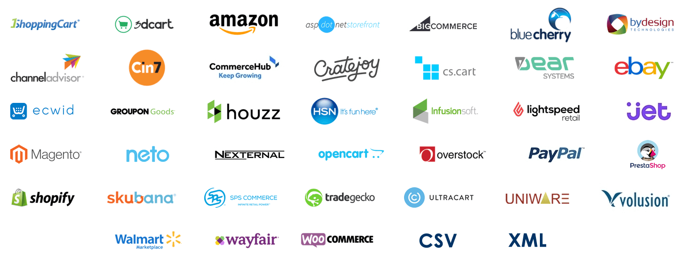 75+ Ecommerce Integrations | Utah Fulfillment