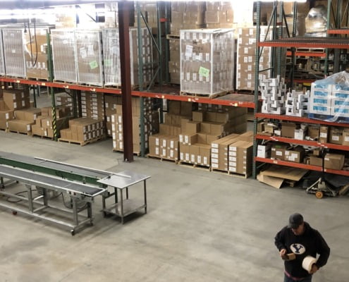 Our warehouse is temperature controlled.