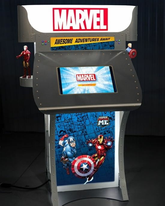 Marvel mobile face scanner display