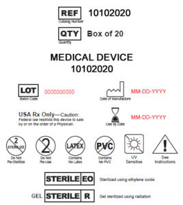 medical label example