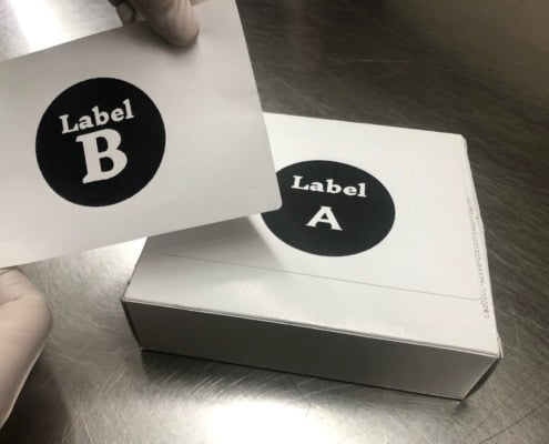 Propeller, Inc. Product Rework applying label B over Label A